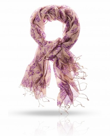 Палантин Женский S-LEAF/VIOLET